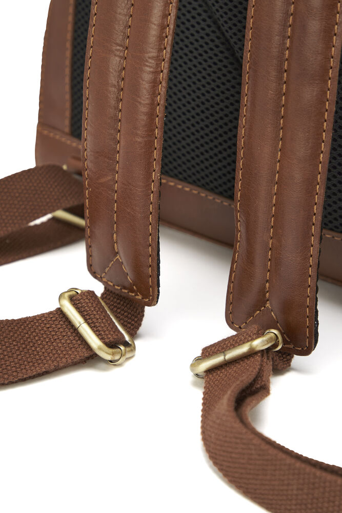 Leather Line Backpack