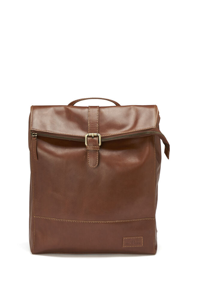 Leather Line Backpack