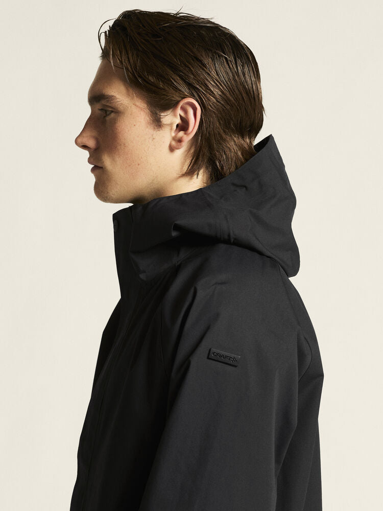 Urban Shell Coat Uni Black