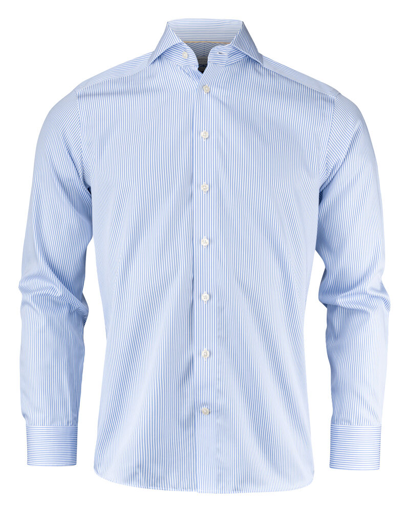 YB50 Twill Slim Sky Blue Stripe