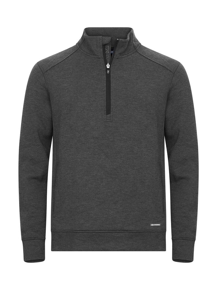 Pemberton Half Zip Men Anthracite Melange