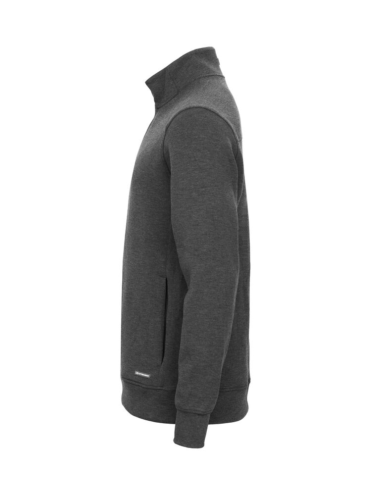 Pemberton Half Zip Men Anthracite Melange